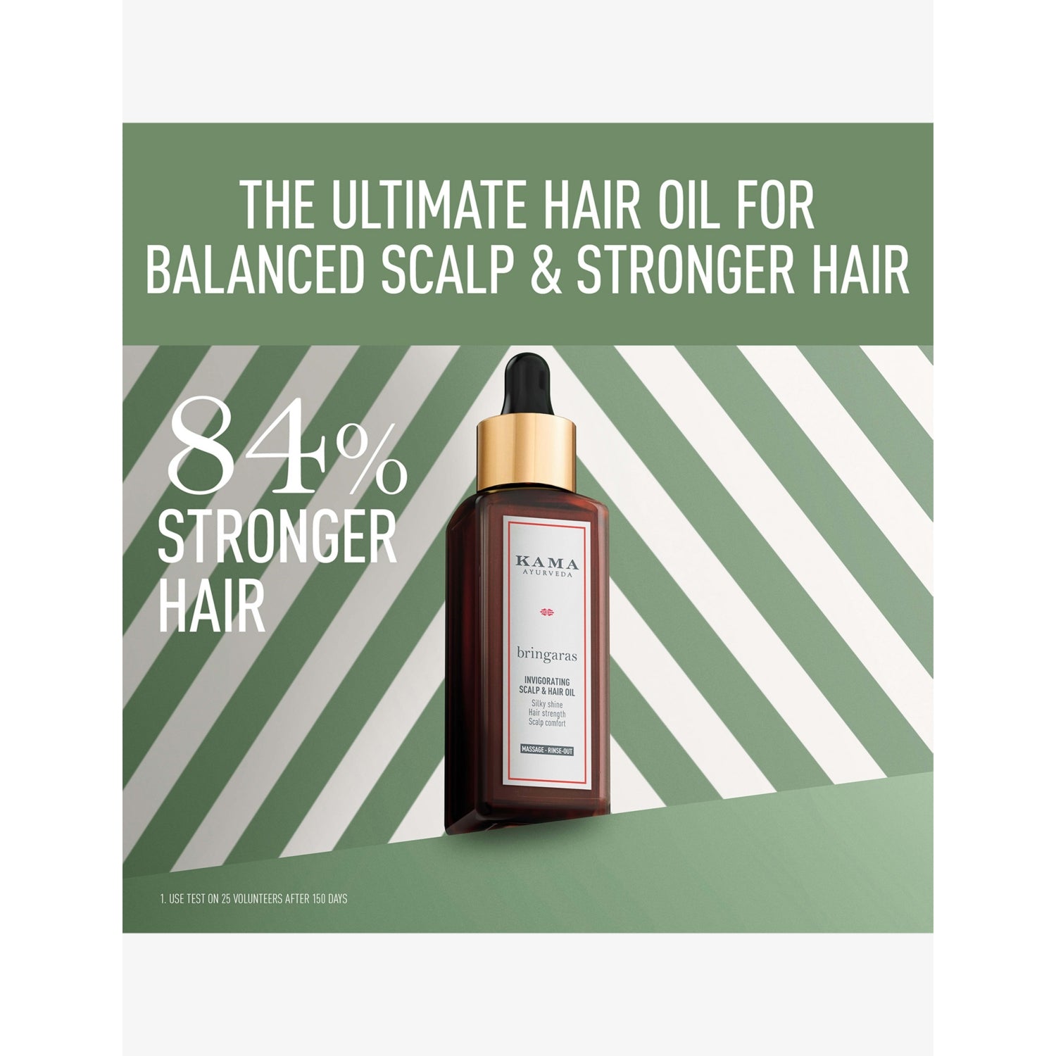 Kama Ayurveda Bringaras scalp and hair oil 100ml, imported from the UK