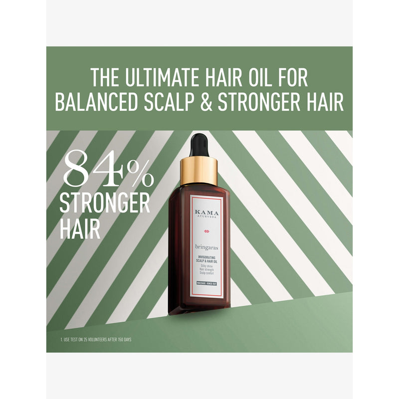 Kama Ayurveda Bringaras scalp and hair oil 100ml, imported from the UK