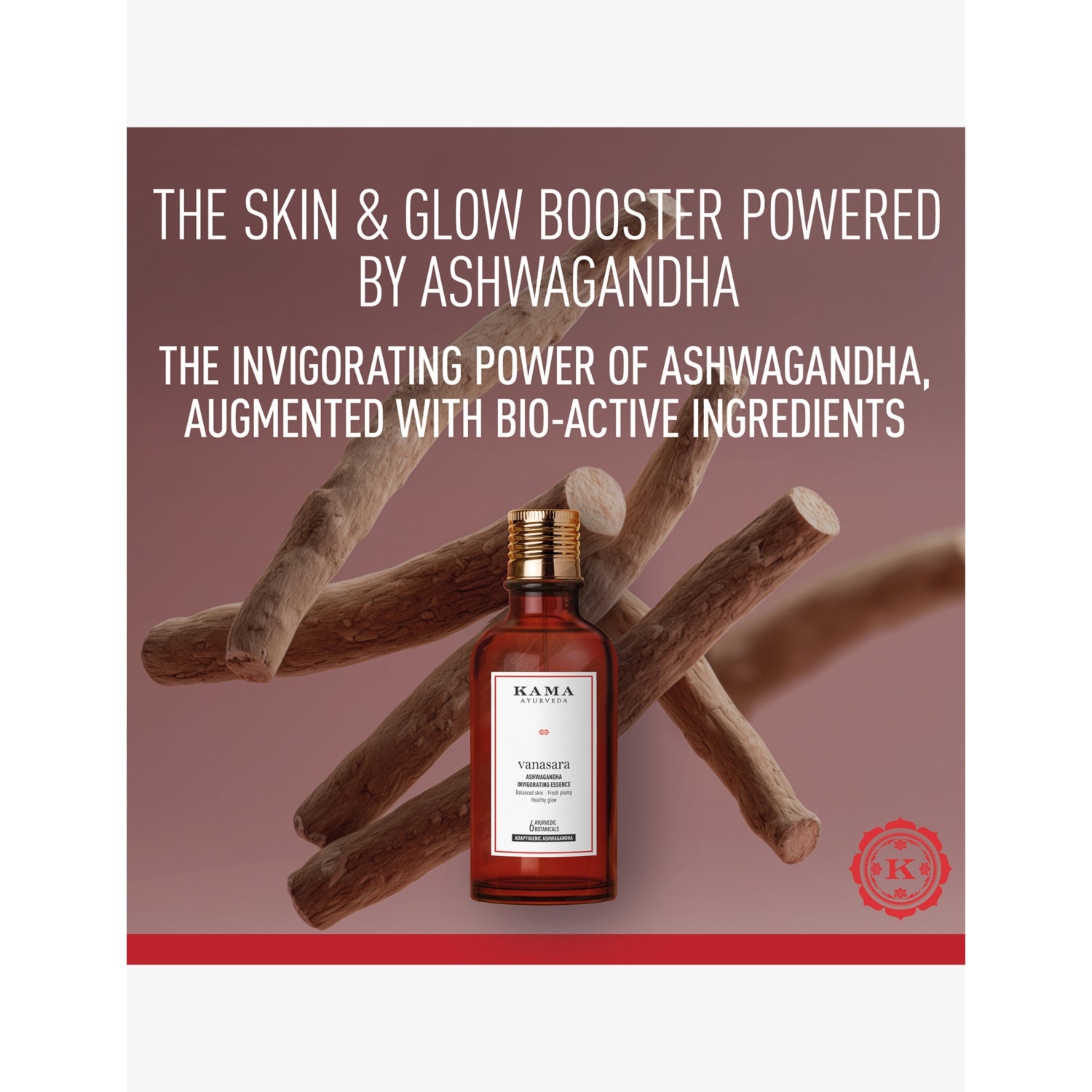 Kama Ayurveda Ashwagandha invigorating essence 50ml - British product