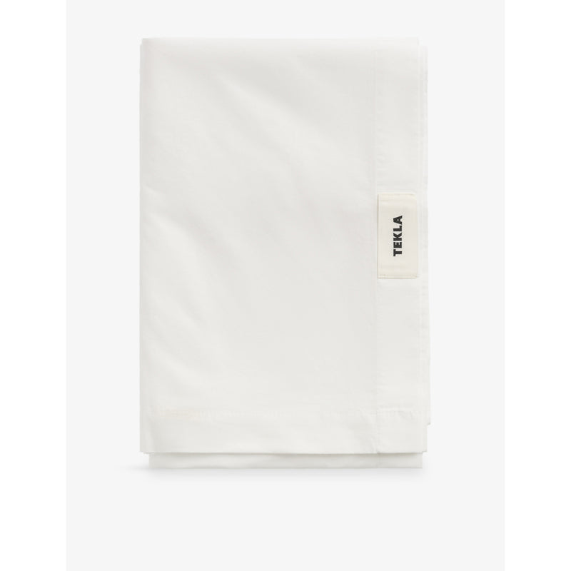 Tekla cotton percale flat sheet 260x260cm King, UK version