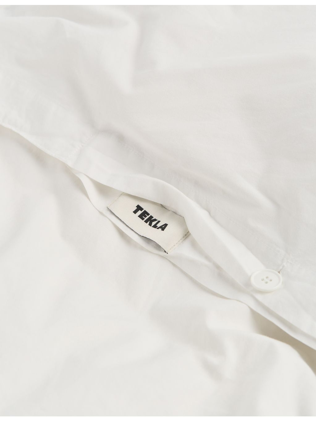 Tekla percale cotton duvet cover in double size, UK version
