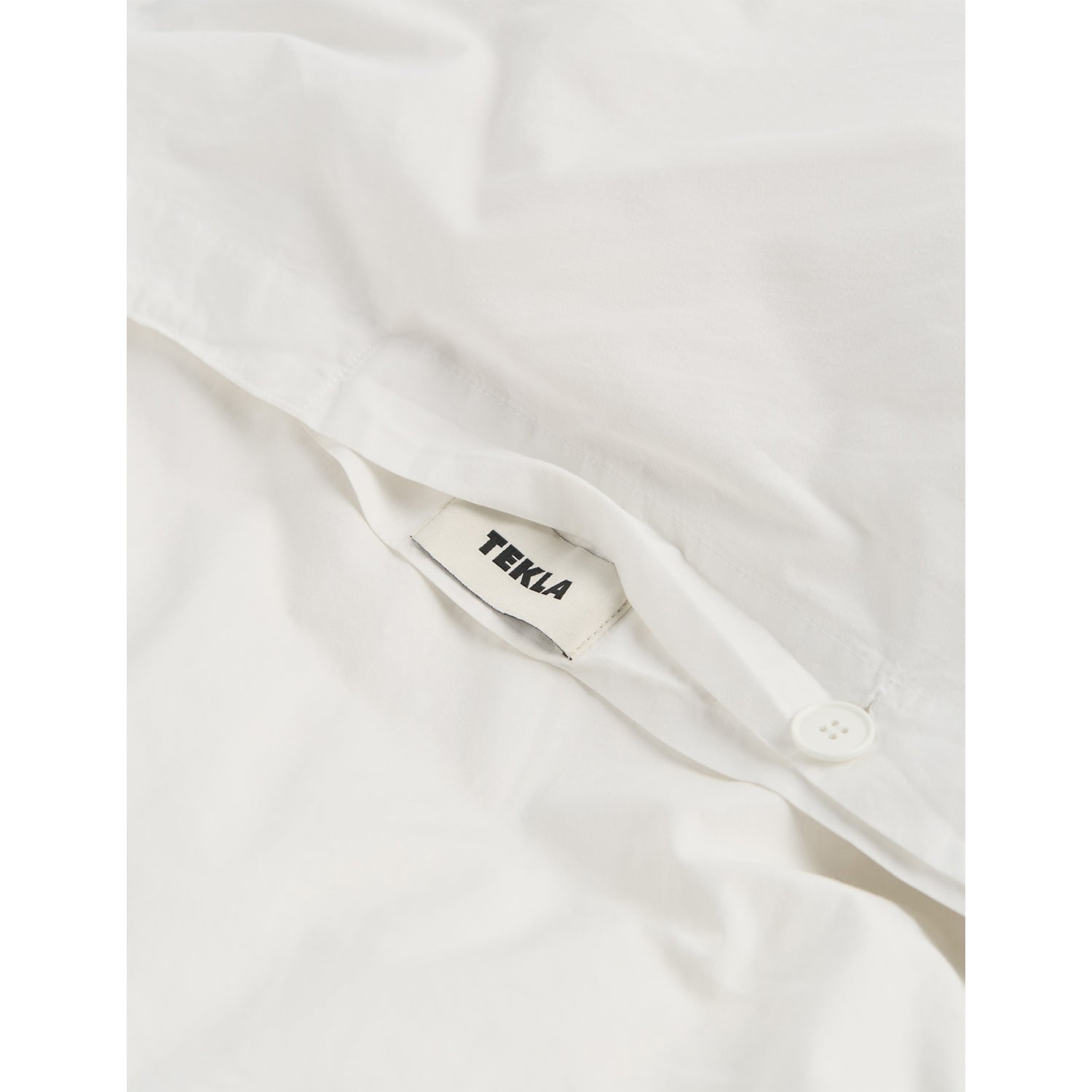 Tekla percale cotton duvet cover in double size, UK version