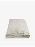 Tekla percale striped double cotton duvet cover, imported from the UK
