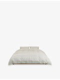 Tekla striped percale duvet cover king size, imported from the UK
