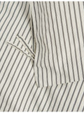 Tekla striped percale duvet cover king size, imported from the UK