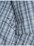 Tekla checked percale duvet cover king size, UK version