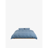 Tekla 100% cotton percale checked super-king duvet cover, UK version
