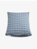 Tekla cotton checked pillowcase standard size (British brand)