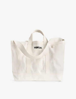 Tekla canvas beach bag with inner pocket, garment dyed - British product