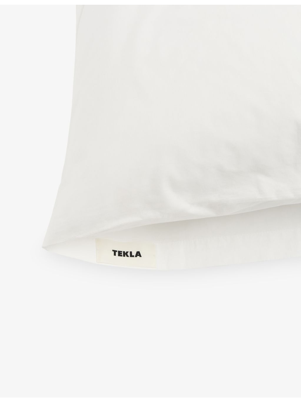 Tekla percale cotton pillowcase standard size, UK version