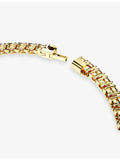 Swarovski Matrix tennis bracelet 18ct yellow-gold plated zirconia (British brand)