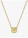 Swarovski Stilla 18ct yellow-gold plated crystal pendant necklace, UK version