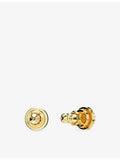 Swarovski gold-plated crystal stud earrings 0.9cm, UK version