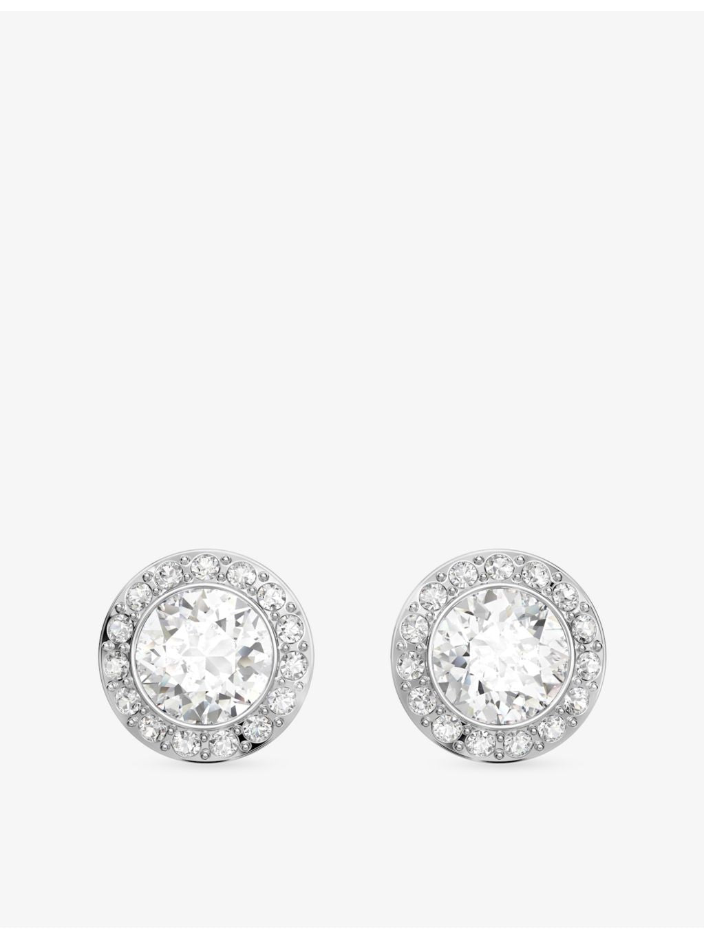 Swarovski Una rhodium-plated crystal jewellery set (British brand)