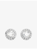 Swarovski Una rhodium-plated crystal jewellery set (British brand)