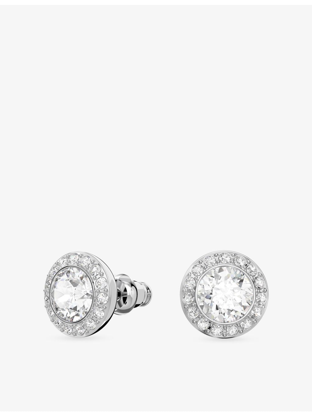 Swarovski Una rhodium-plated crystal jewellery set (British brand)