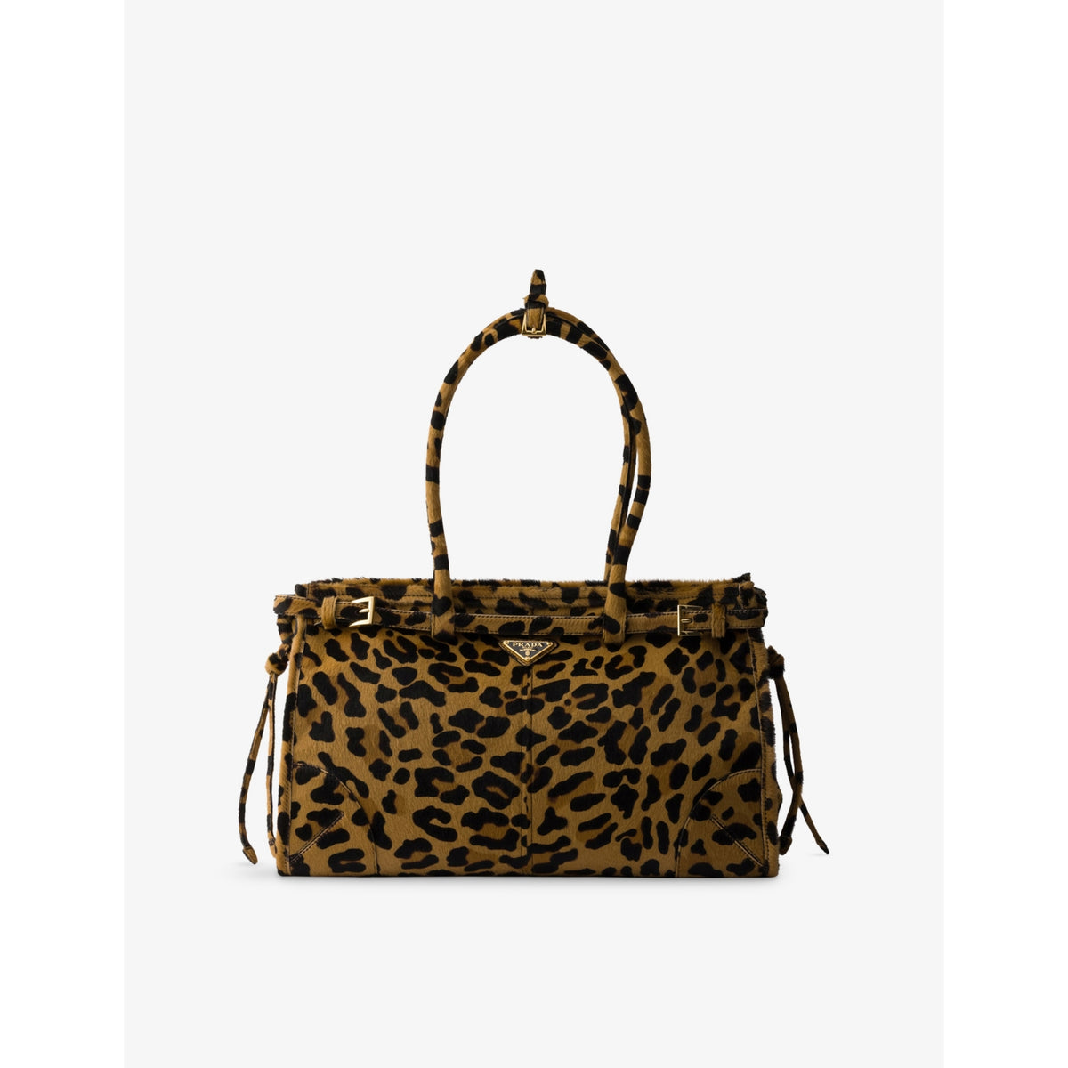 Prada Bonnie large printed leather handbag - British product