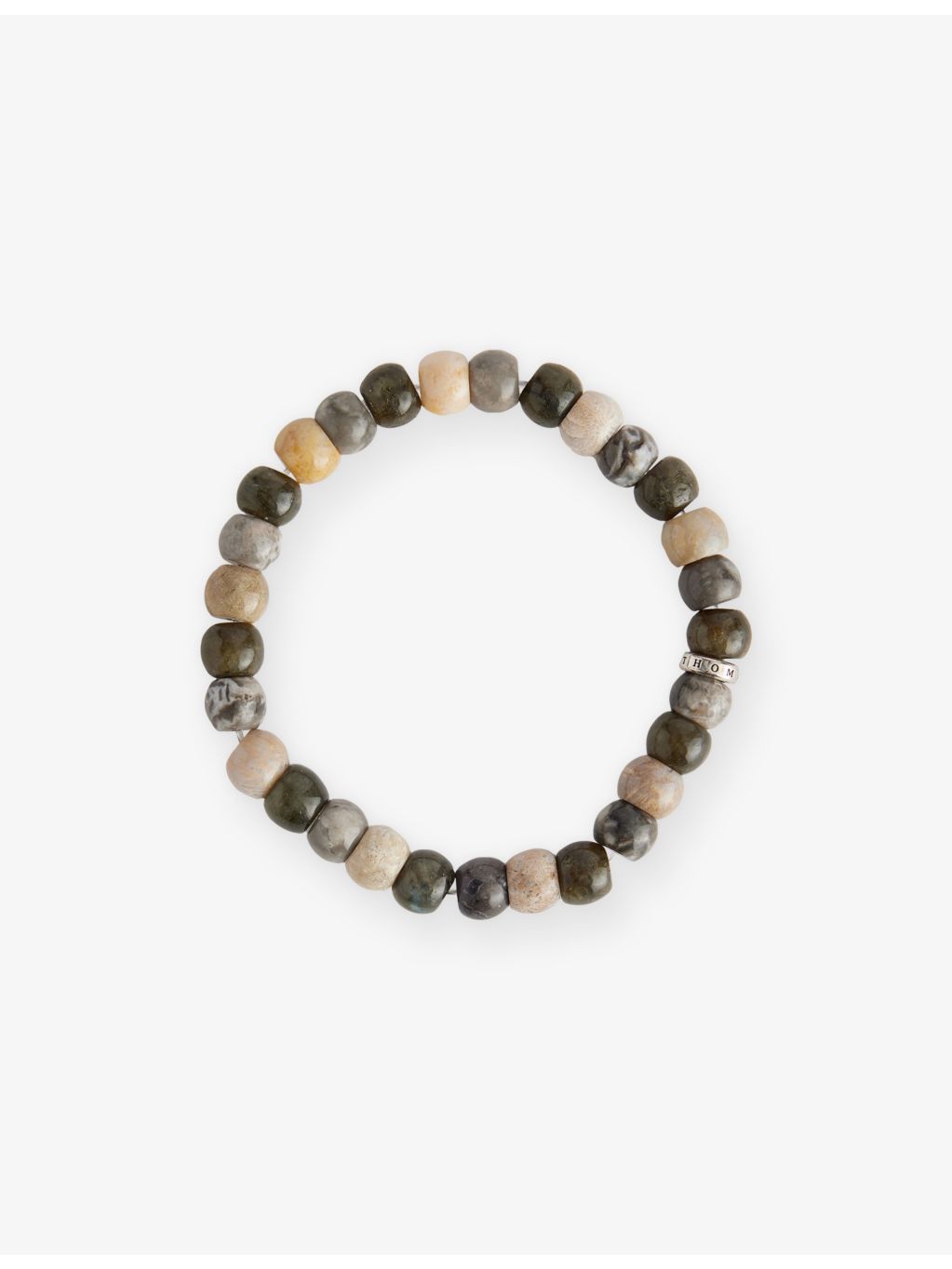 Thomas Sabo labradorite and crocodile jasper sterling silver bracelet, UK version