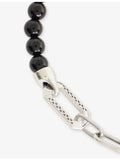 Thomas Sabo sterling silver onyx bracelet 21.5cm, imported from the UK