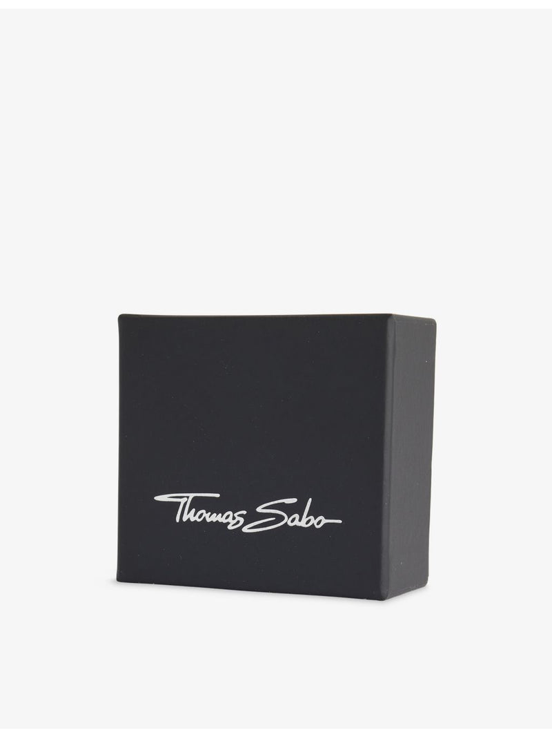 Thomas Sabo sterling silver onyx bracelet 21.5cm, imported from the UK