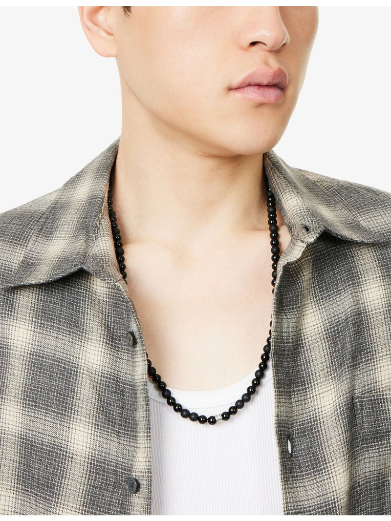 Thomas Sabo beaded onyx necklace 70cm (British brand)