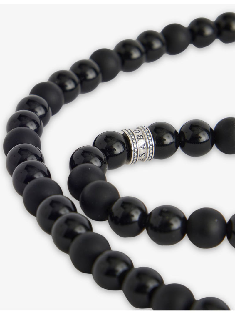 Thomas Sabo beaded onyx necklace 70cm (British brand)