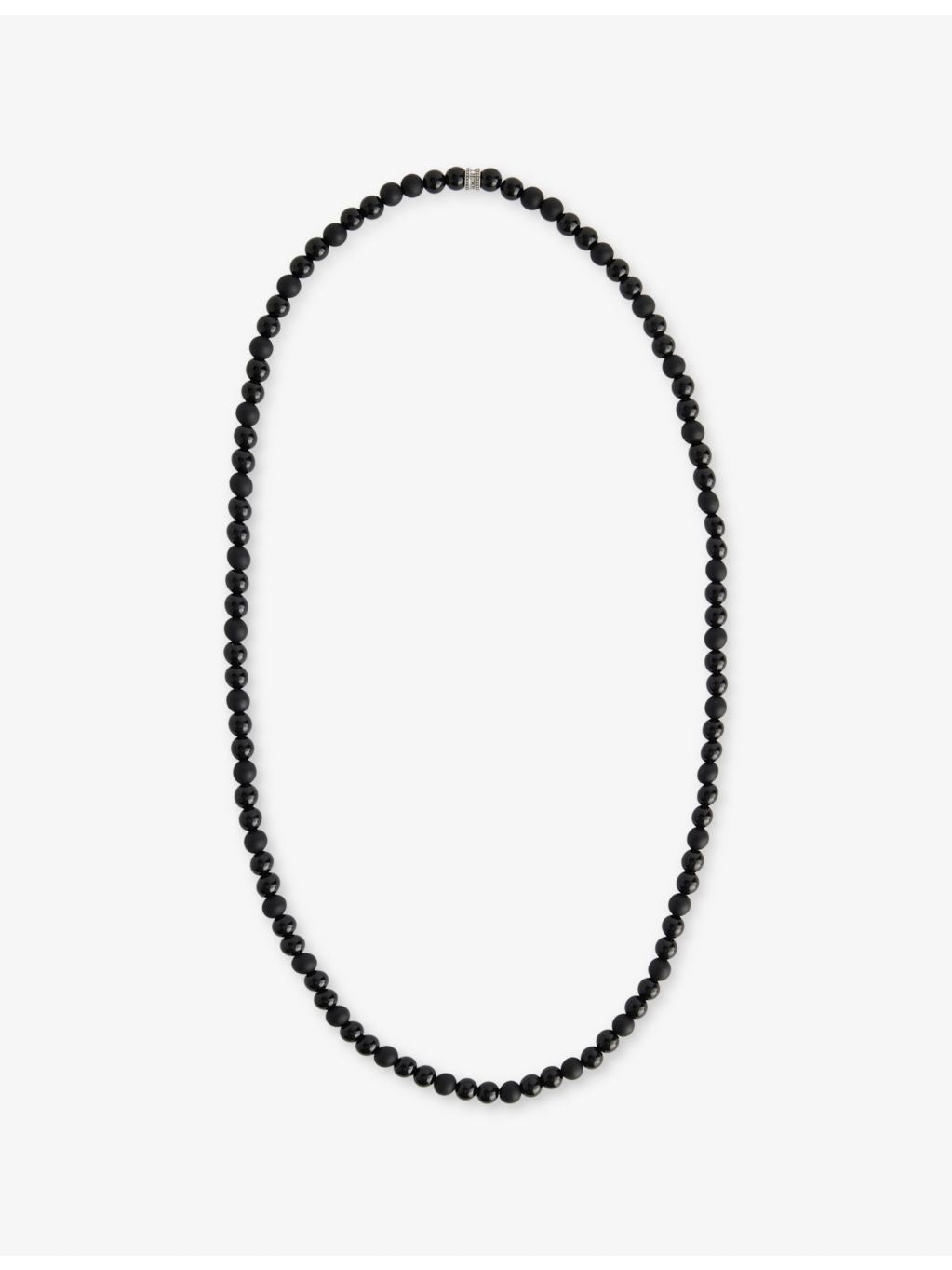 Thomas Sabo beaded onyx necklace 70cm (British brand)