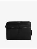 Anya Hindmarch woven nylon laptop case, imported from the UK
