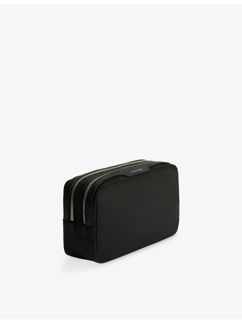 Anya Hindmarch woven travel pouch with zip pockets (British brand)