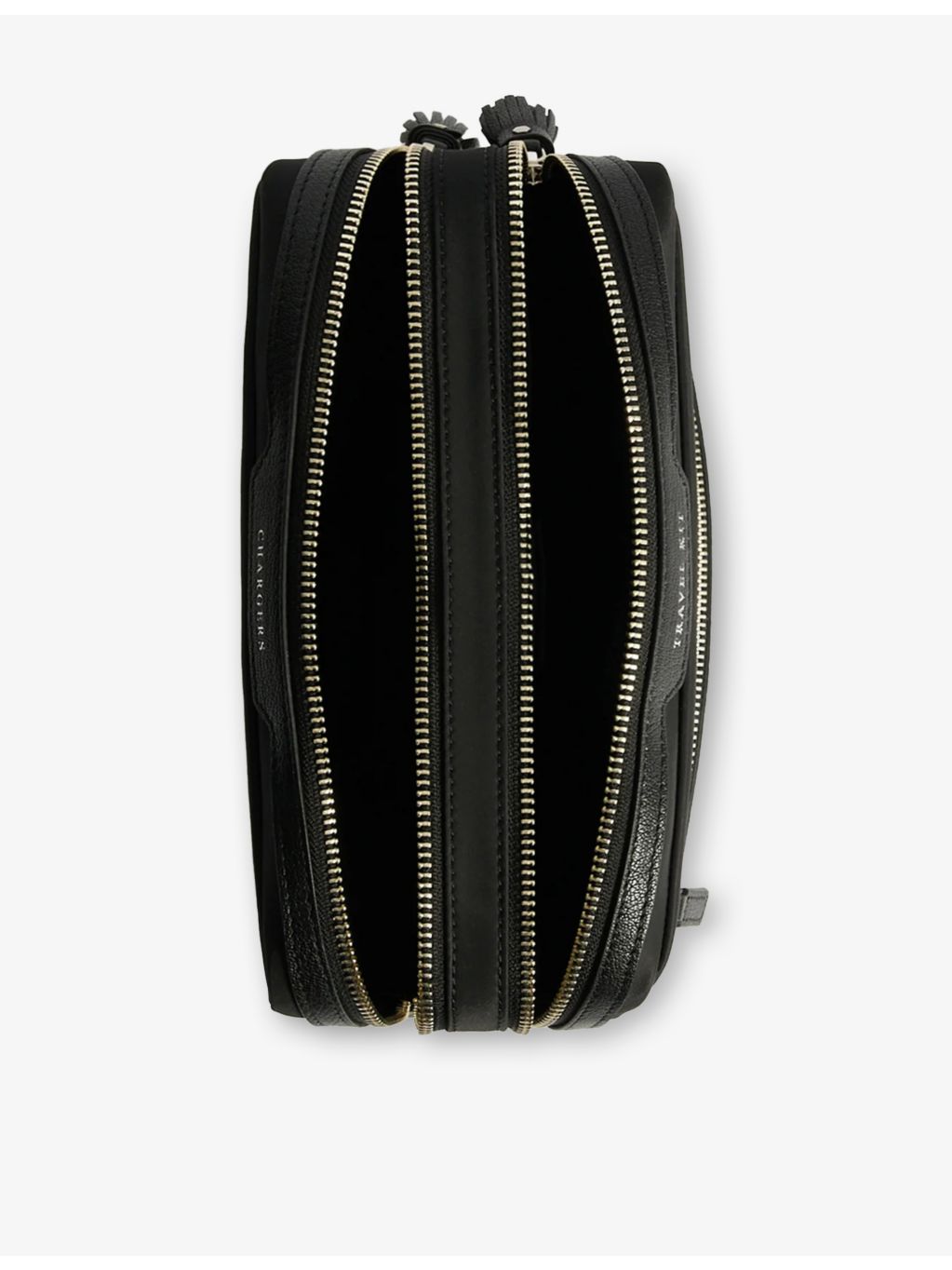 Anya Hindmarch woven travel pouch with zip pockets (British brand)