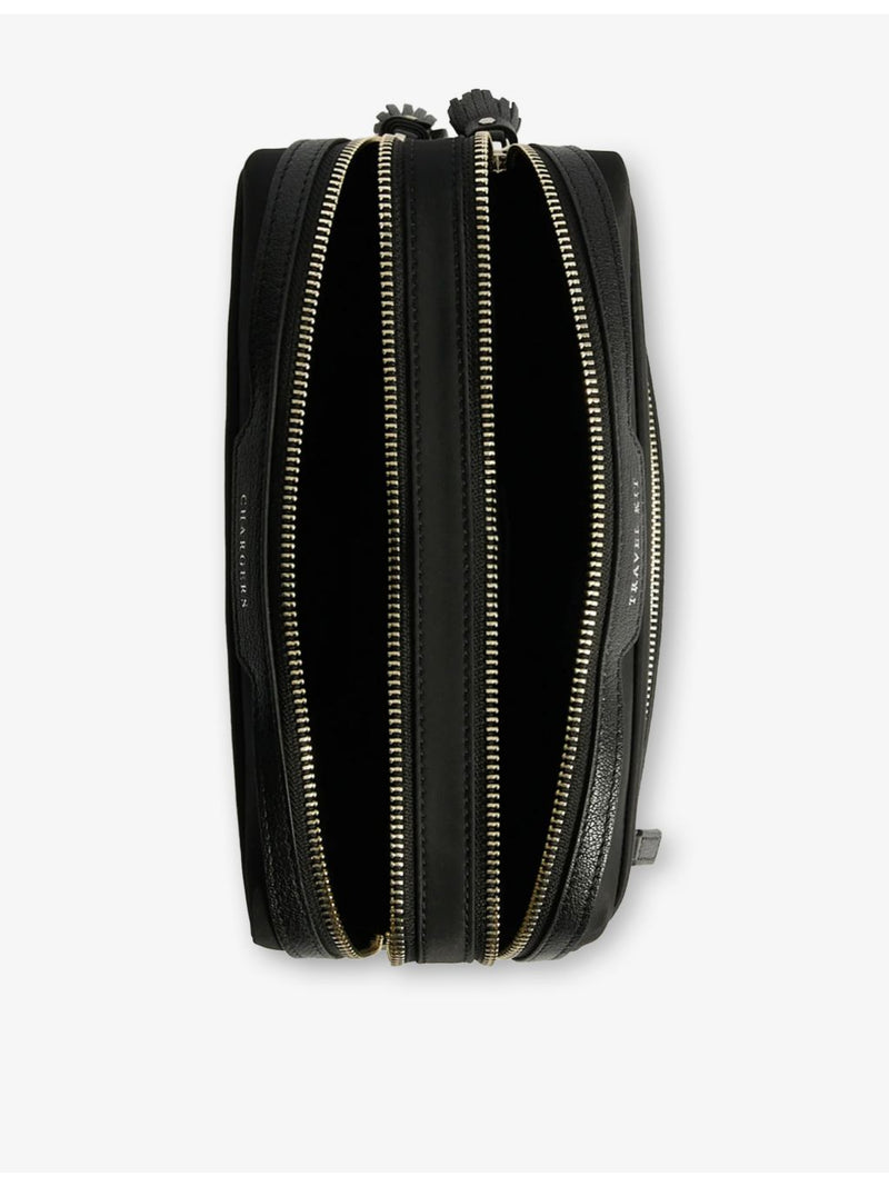 Anya Hindmarch woven travel pouch with zip pockets (British brand)