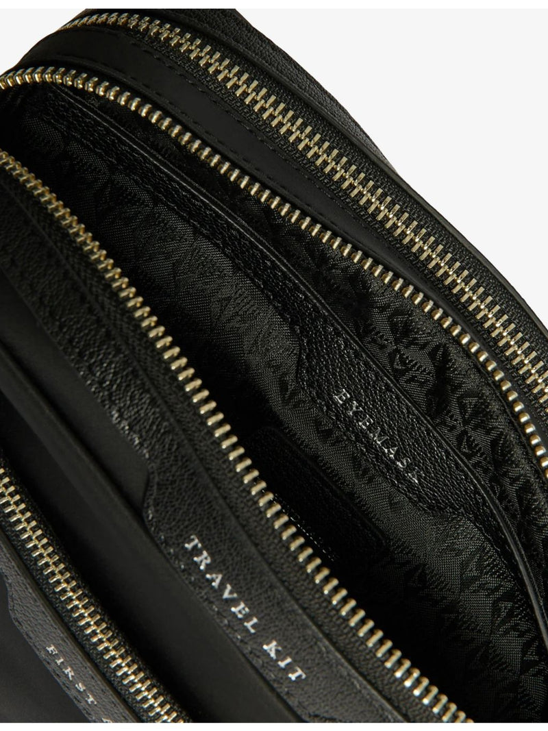 Anya Hindmarch woven travel pouch with zip pockets (British brand)