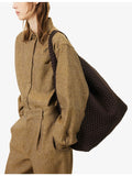 Naghedi large woven neoprene hobo bag - British product