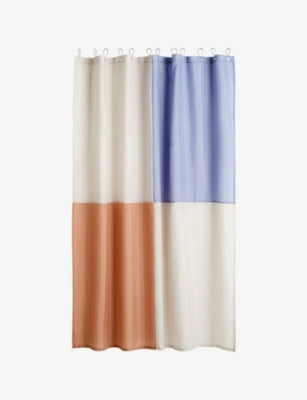 Hay check shower curtain 180x200cm, imported from the UK