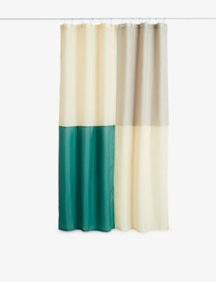 Hay check shower curtain 180x200cm, imported from the UK