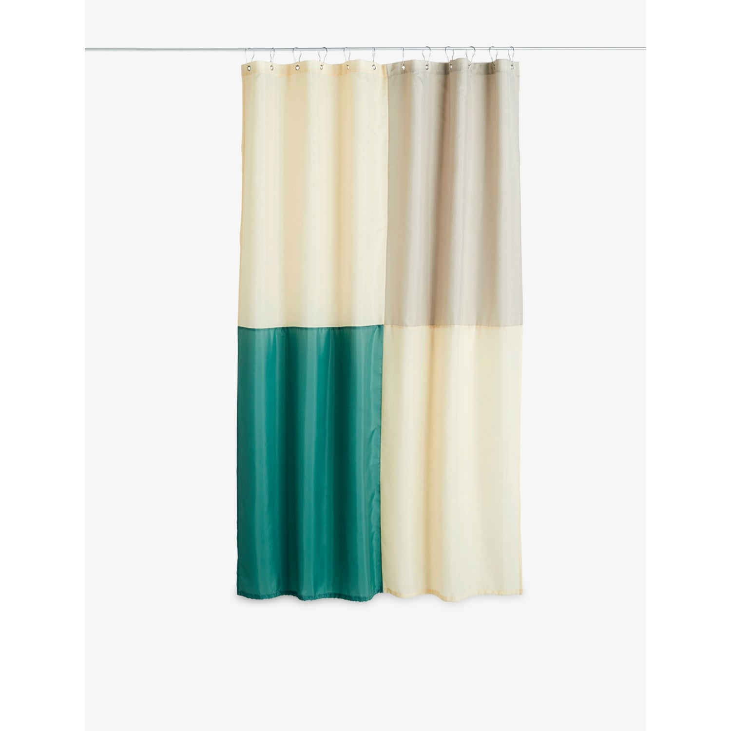 Hay check shower curtain 180x200cm, imported from the UK