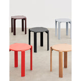 HAY Rey Solid-Wool stool 46cm height - British product