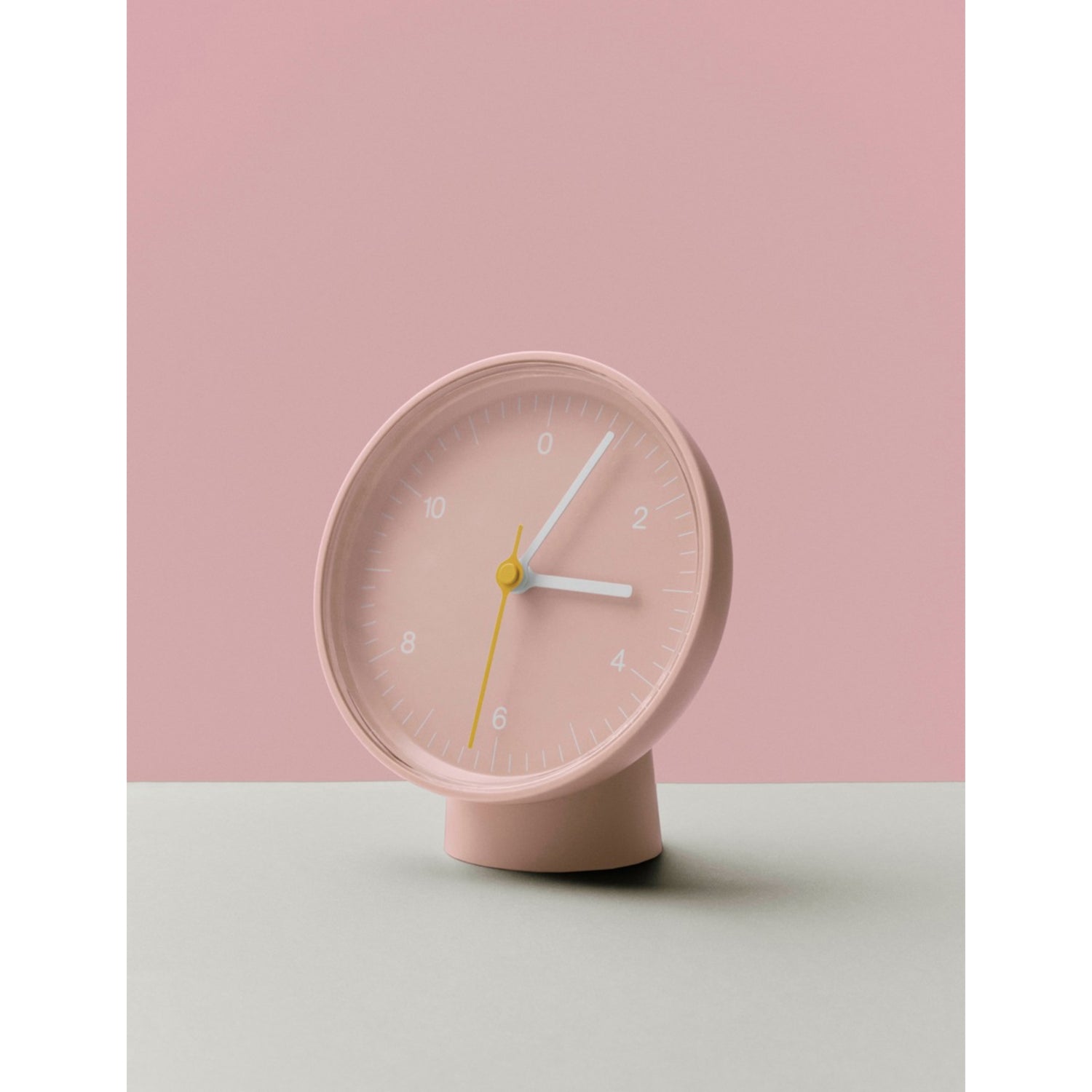HAY table clock by Jasper Morrison with plastic face - British product