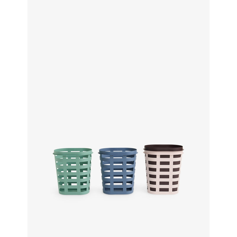 HAY large plastic laundry basket with hollow design - British product