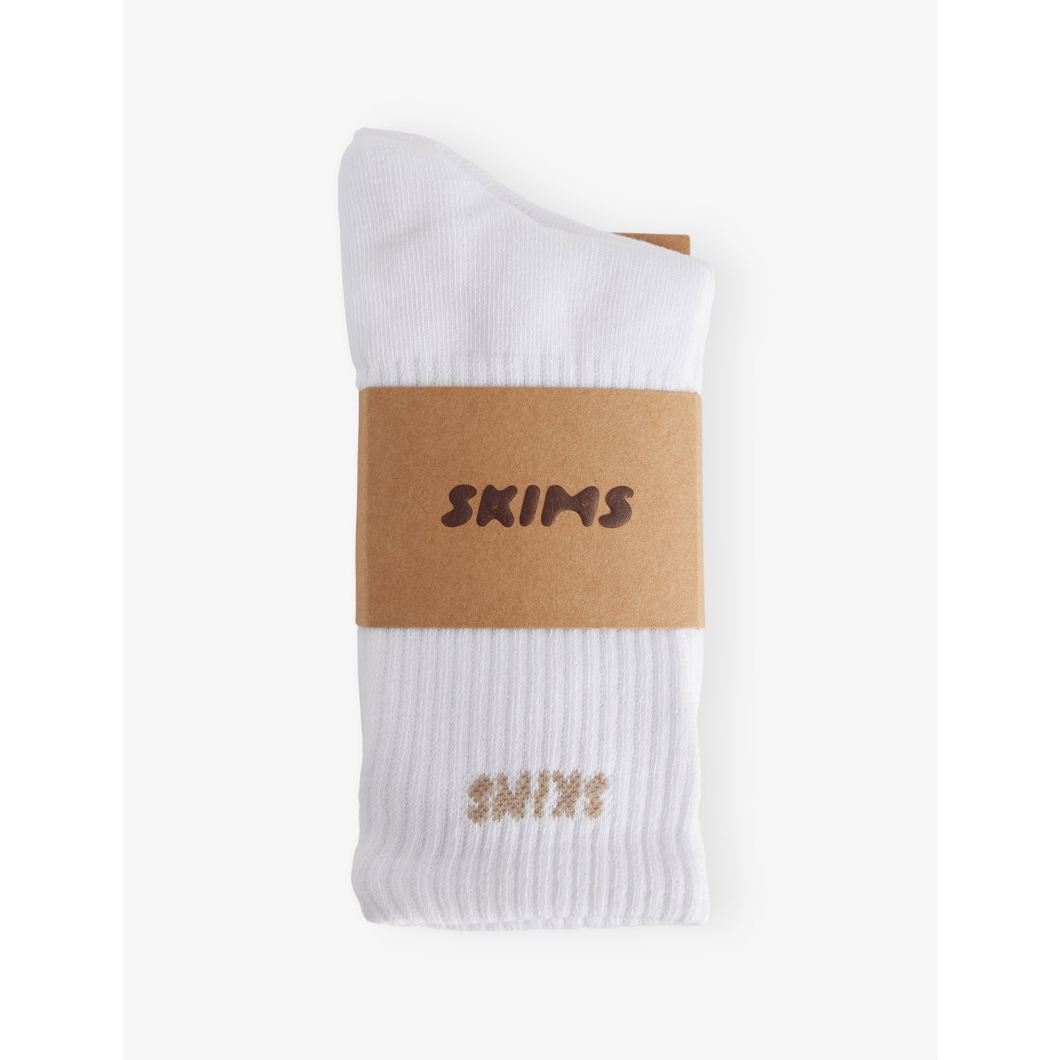 SKIMS cotton-blend socks pack of three crew length, UK version