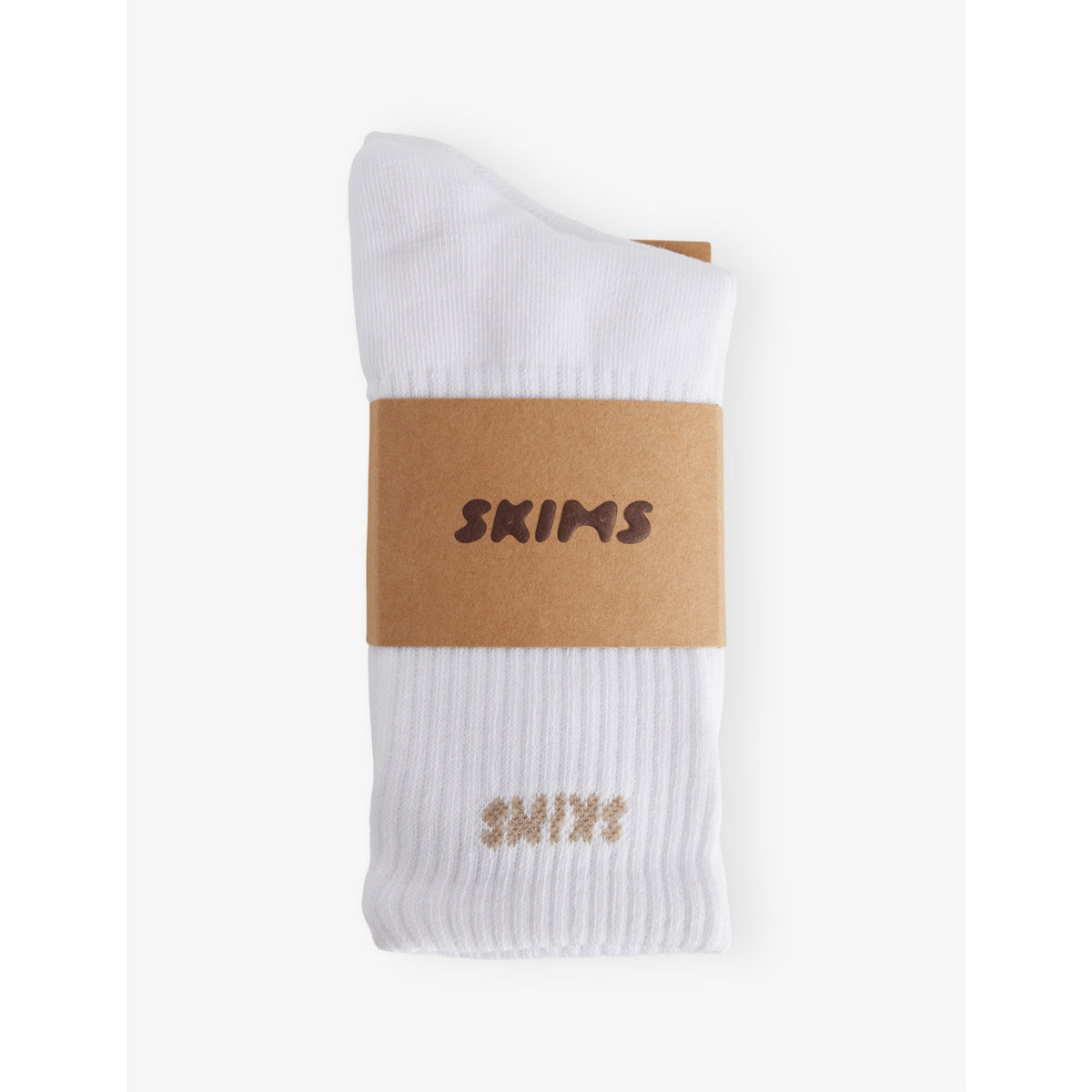 Crew Ribbed Pack f Three Cotton-Blend Socks - S