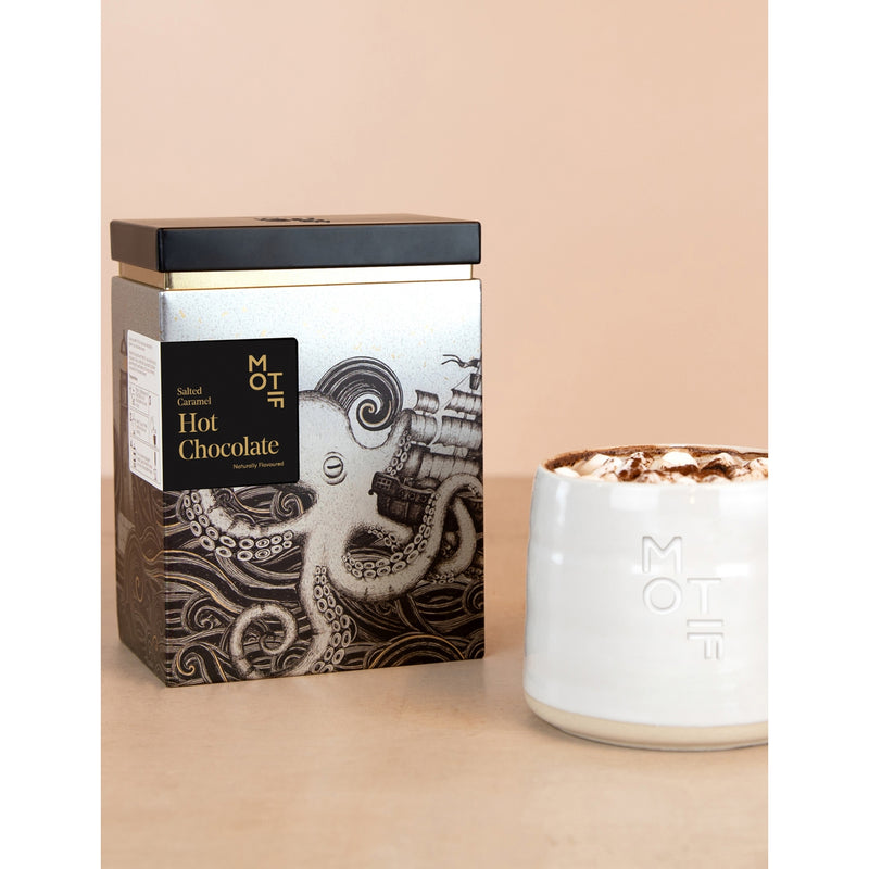 Motif salted caramel hot chocolate tin 200g - British product