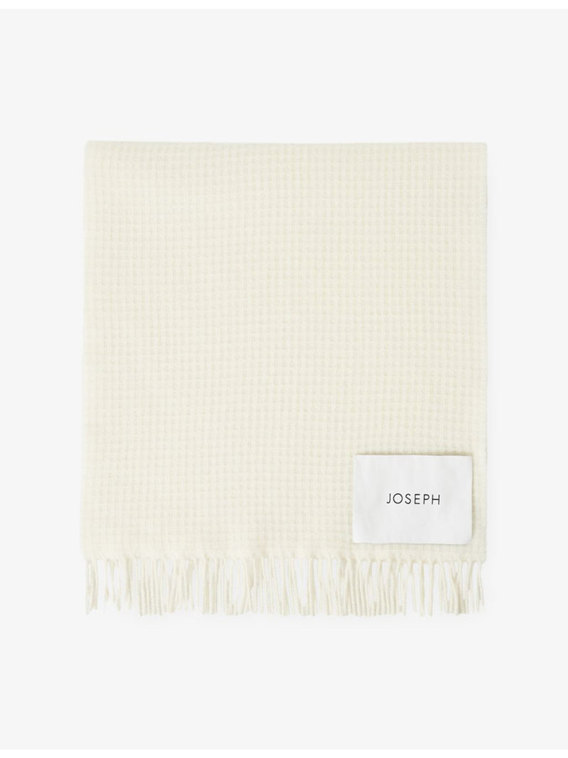 Joseph Flora waffle wool scarf 205cm - British product