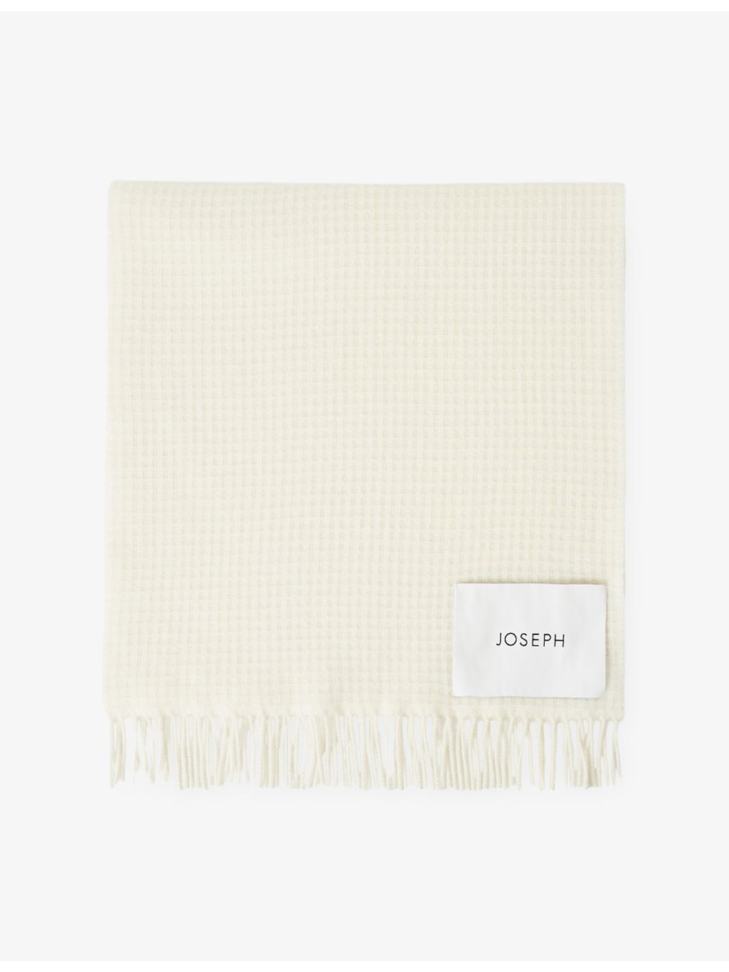 Joseph Flora waffle wool scarf 205cm - British product
