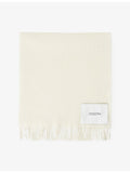 Joseph Flora waffle wool scarf 205cm - British product