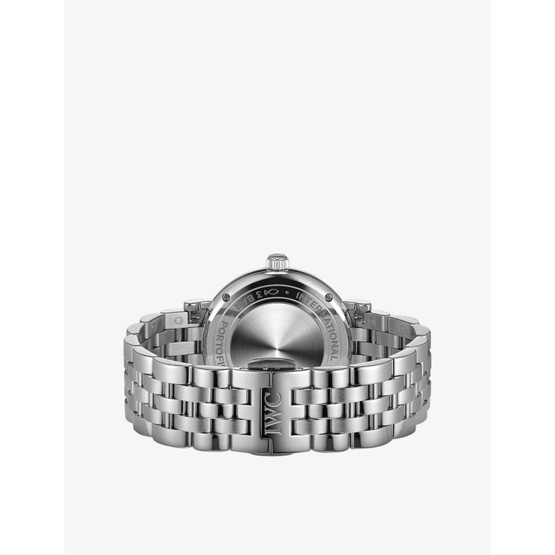 IWC Portofino 34mm stainless steel automatic watch, UK version