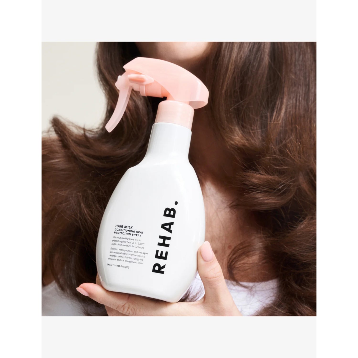 REHAB Hair Milk conditioning heat protection spray 290ml, UK version
