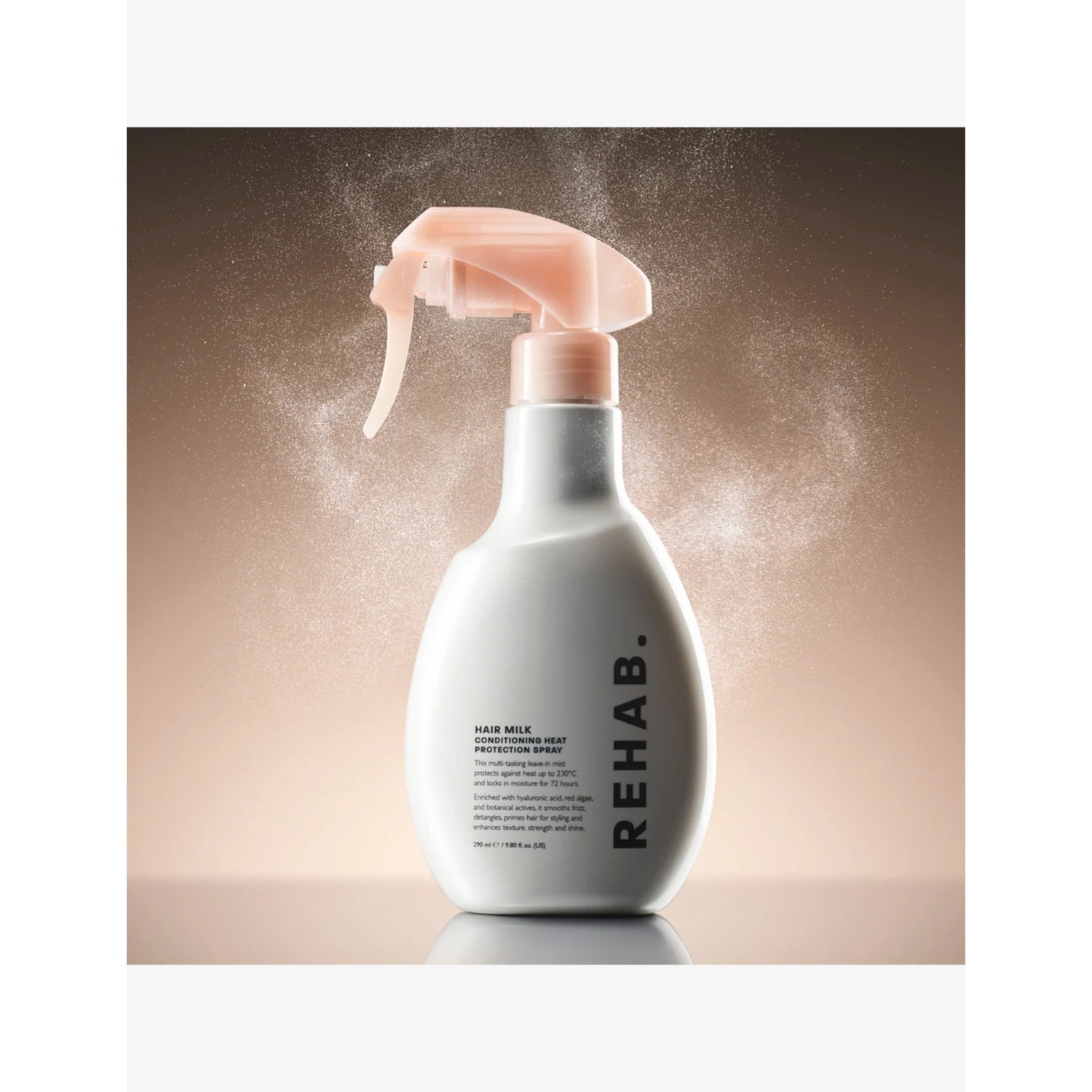 REHAB Hair Milk conditioning heat protection spray 290ml, UK version