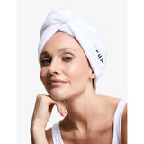 REHAB embroidered microfibre hair towel (British brand)