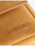 Jacquemus Bambino Chaîne suede shoulder bag with chain strap - British product
